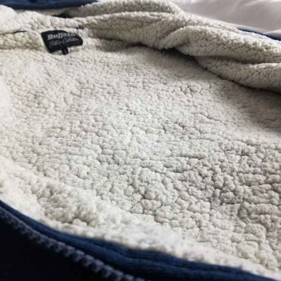Buffalo Jeans Sherpa Fleece Lined Zip Up Jacket - Picture 4 of 8